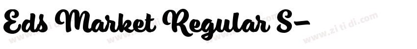 Eds Market Regular S字体转换